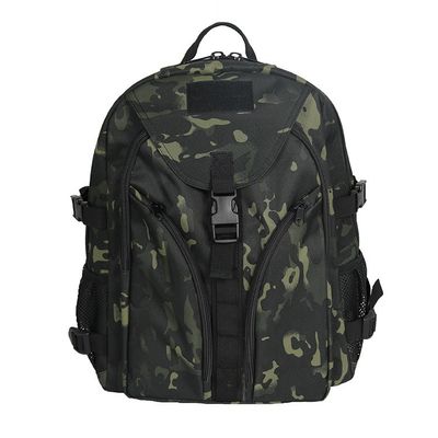 Zaino da viaggio all'aperto Khaki con design multifunzionale e tasca zip interna