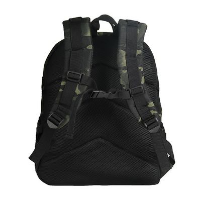Zaino da viaggio all'aperto Khaki con design multifunzionale e tasca zip interna
