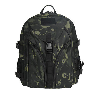 Zaino da viaggio all'aperto Khaki con design multifunzionale e tasca zip interna