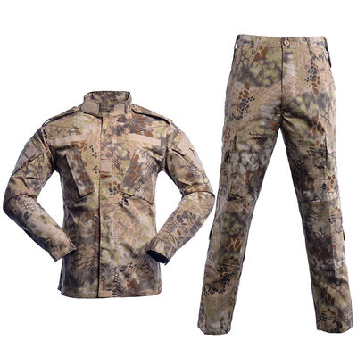 Abito da escursione unisex con giacca in poliestere/cotone personalizzata e pantaloni impermeabili