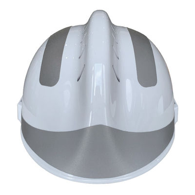 Casco antincendio di alta sicurezza con ABS bianco e visiera curva