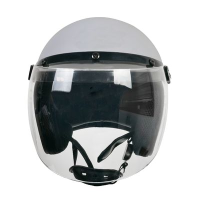 Casco per motocicletta retro a faccia aperta per la protezione della testa bianco e personalizzabile XL
