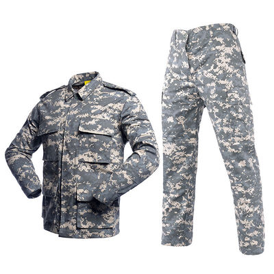 Tissuto BDU tipo Camicia tattica Pantaloni Uniforme di camuffamento bosco per attività all'aperto