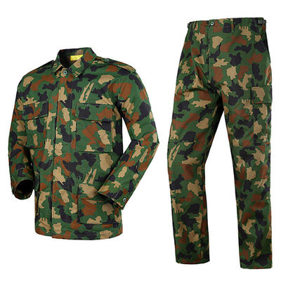 Tissuto BDU tipo Camicia tattica Pantaloni Uniforme di camuffamento bosco per attività all'aperto