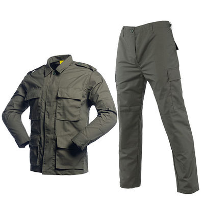 Tissuto BDU tipo Camicia tattica Pantaloni Uniforme di camuffamento bosco per attività all'aperto