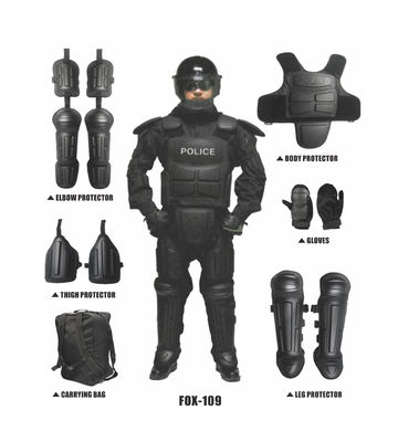 FOX-109 Polizia di sicurezza Corea Costume anti-sommossa con piastra di alluminio