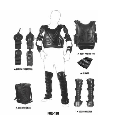 FOX110 Poliziotti Corpo militare/Gambe/Cuccia Protezione Cavallo Ridinganti Riot Suit