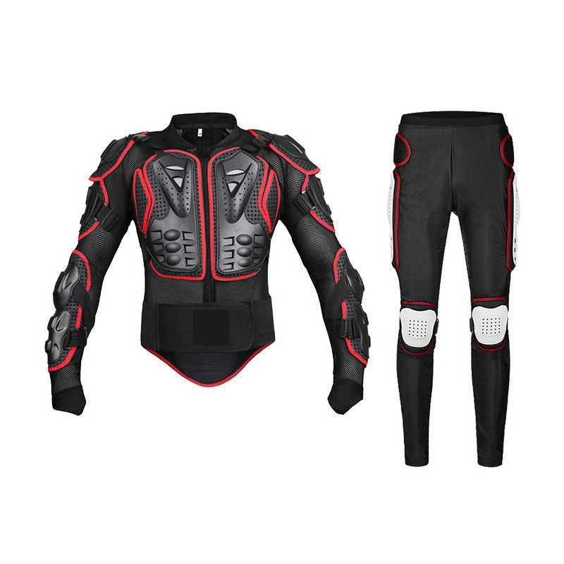 0.59 kg Giacca e pantaloni protettivi leggeri per motociclisti per le dimensioni S-4XL