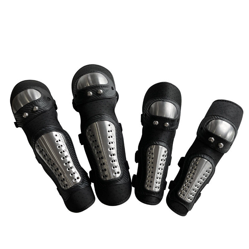 Protezione per equipaggiamento da corsa professionale Dimensione regolabile Protezione per gomiti per ginocchio per motociclette