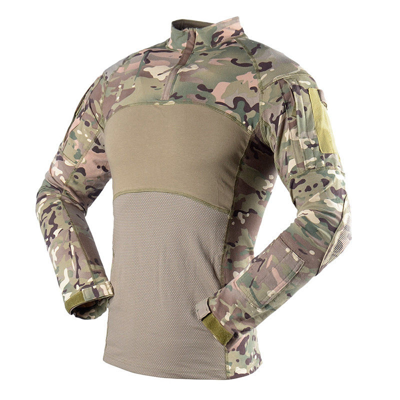 Colorato su misura Camicia a maglia lunga da uomo Uniforme per abito da addestramento per rana estiva