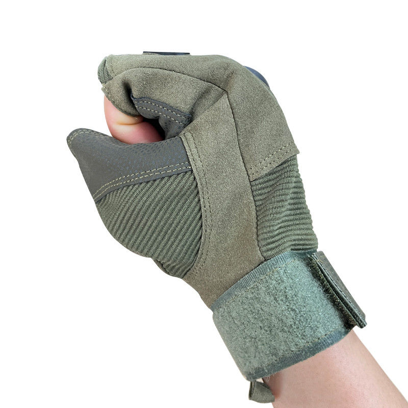 Proteczione delle mani con mezzo dito impermeabile e confortevole per le attività all'aria aperta in khaki