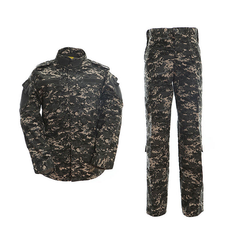 Fusione senza cuciture Escursioni all'aperto Lavoro addestramento Abito manica lunga Camicie Pantaloni ACU Uomini Uniforme di mimetizzazione