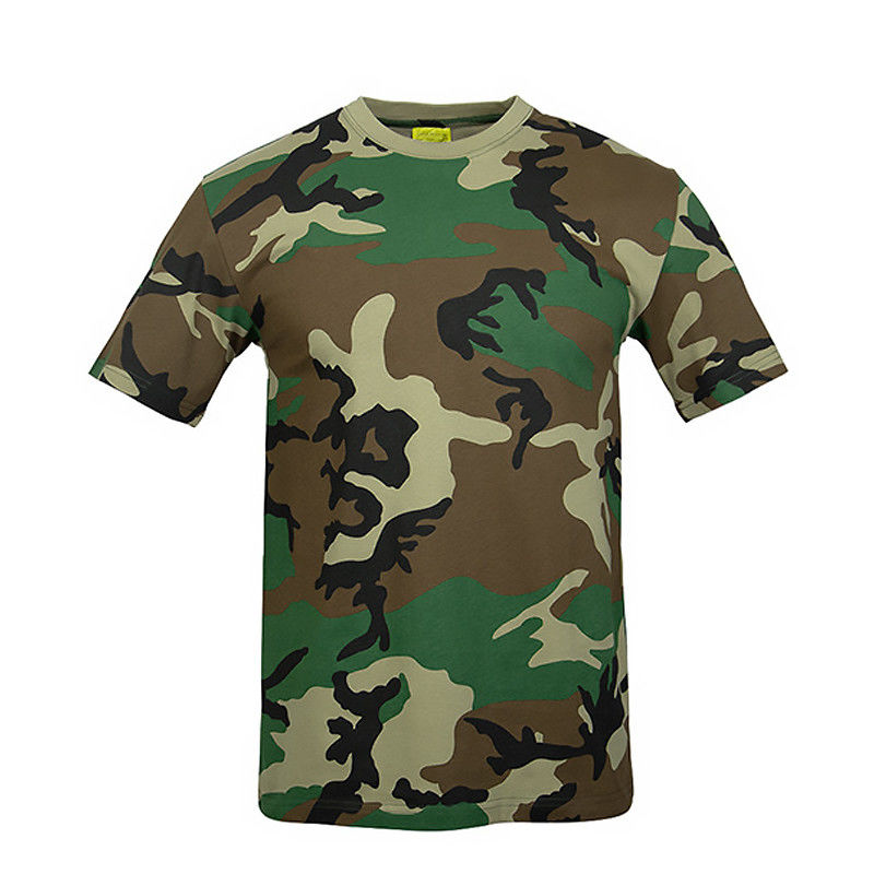 Protezione di base T-shirt maschile per allenamento sportivo all'aperto e poliestere cotone
