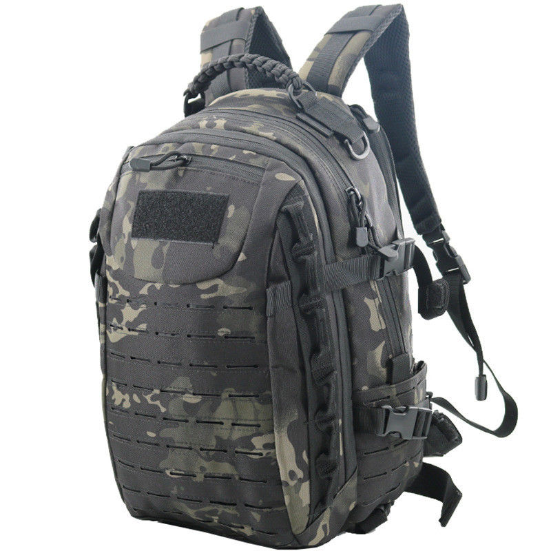 25L 900D Tissu Oxford Waterproof Daysack con Laser-Cut Molle Assorted Logo accettato