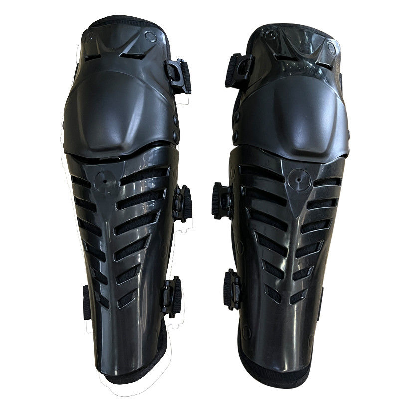 Protezione per motociclette da corsa all'aria aperta Protezioni per gambe confortevoli con cinghie a gancio e anello