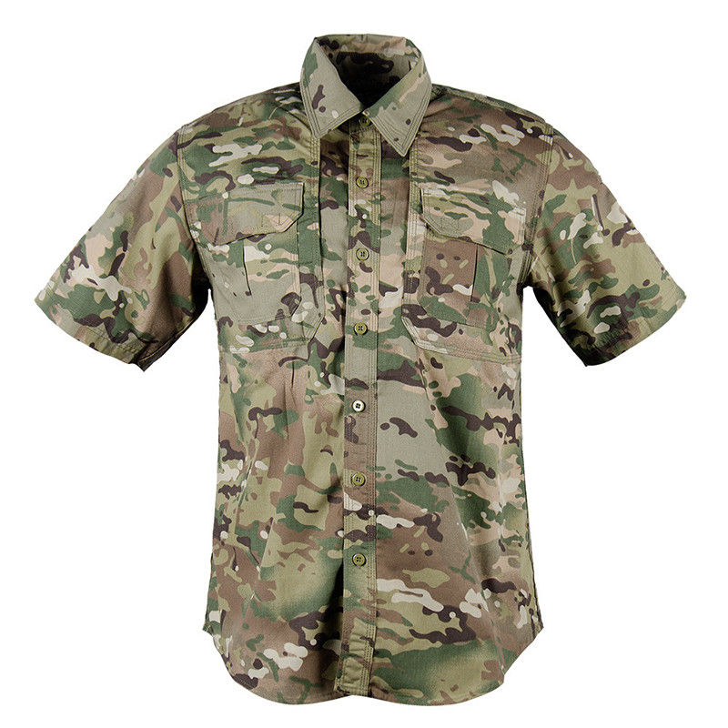 Camicia da carico da uomo colorata semplice, manica corta, abbigliamento estivo moda autunnale