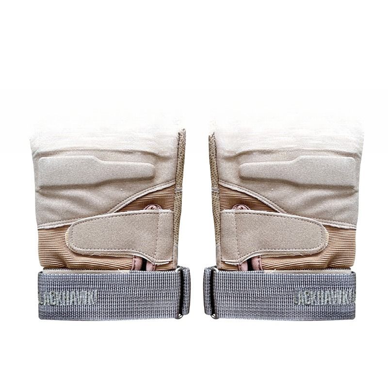 Guantoni personalizzati per allenamento di sollevamento pesi in materiale PU/Nylon/Fibra