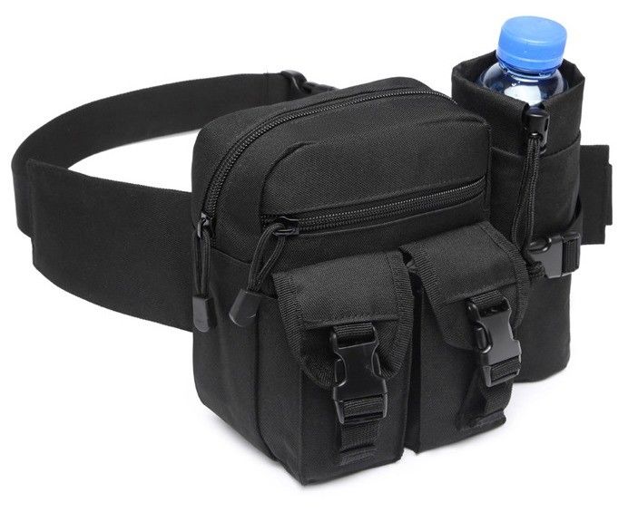 Zaino impermeabile per vita Borsa per la bottiglia d'acqua per campeggio e svago all'aperto 19*14*9cm