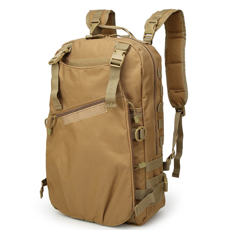 Zaino per viaggi all'aria aperta speciale spalla grande capacità per escursioni e ciclismo in khaki