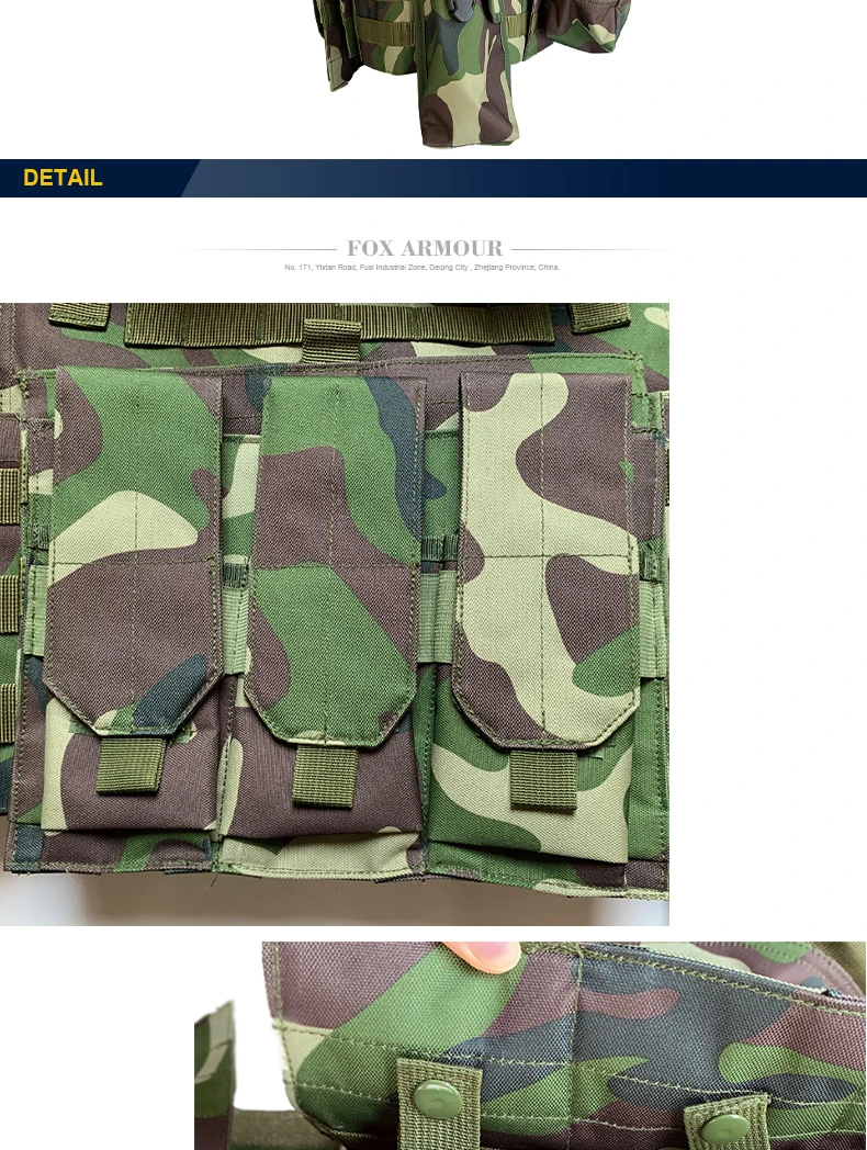 MTV08 camouflage giubbotto tattico traspirante con sistema Molle 4