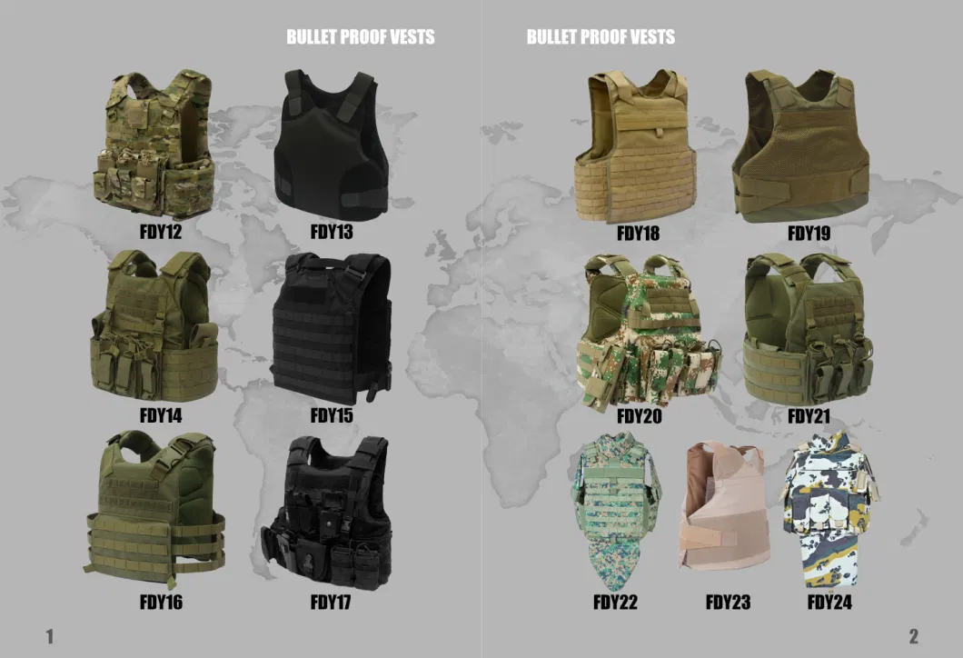 FDY008 Equipaggiamento di polizia per le forze dell'ordine Livello 3 giubbotto a prova di proiettile tattico militare 9